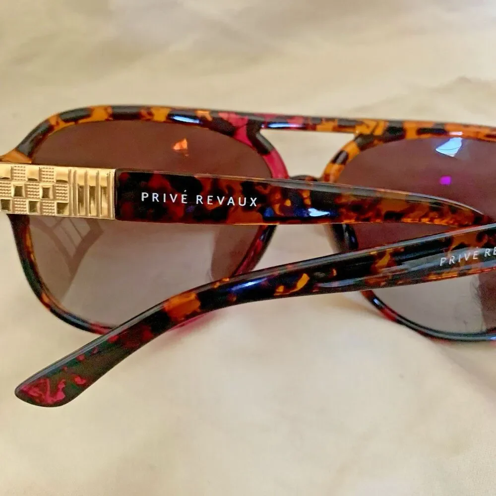 PRIVE REVAUX The Nash Designer Sunglasses Icon Collection Polarized Aviator READ